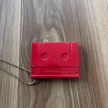 [ 초레어 ] PHENOMENON 카세트 테이프 목걸이 레드