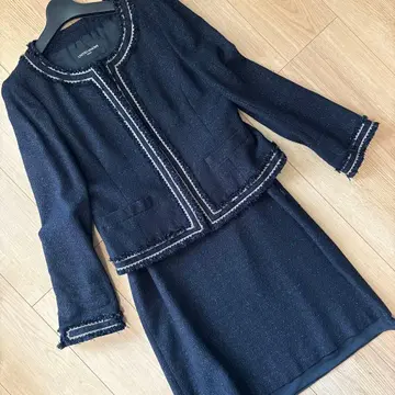 UNITED ARROWS 네이비 트위드 수트