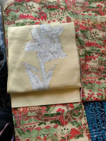 앤티크 코몬과 나고야 오비 세트