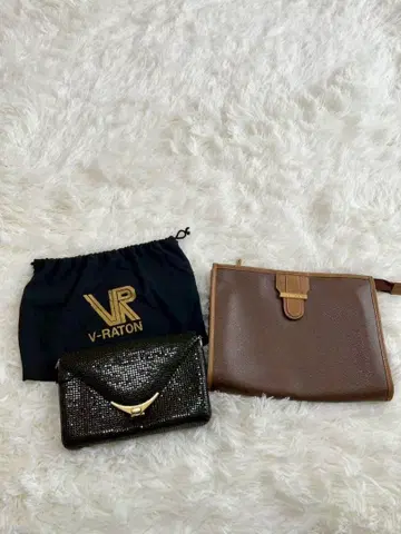 Lancel V-RATON 클러치백 숄더백 묶음 판매