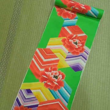 새상품 유젠 순수 실크 옷감 2장 29