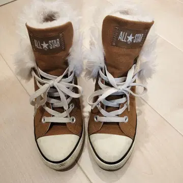 CONVERSE 하이힐 복슬복슬