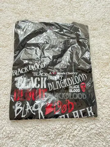 미개봉 새상품 Acid Black Cherry BLOOD T셔츠