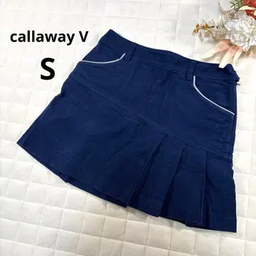 callaway 스커트 S 네이비 골프웨어 플리츠 스커트