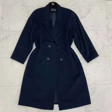 체스터 코트 캐시미어 100% M 사이즈 기장 111cm 롱 코트