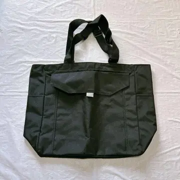 블랙 토트백 나일론제
