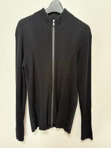 JOSEPH HOMME 블랙 니트 스웨터 지퍼 포함