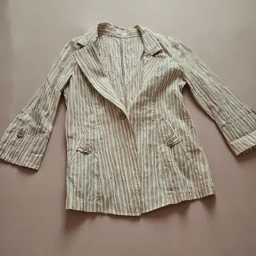 FONTANA GRANDE 스트라이프 테일러드 자켓