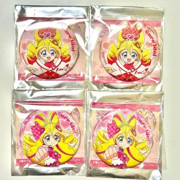 영화 [ 너와 아이돌 프리큐어 ] 오로라 캔뱃지 큐어 아이돌 4개 세트