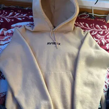 AVIREX 후드티 베이지