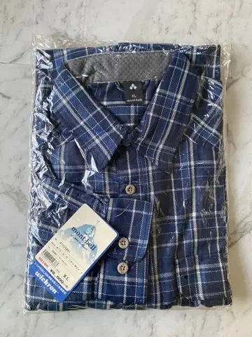 mont-bell 플란넬 셔츠 XL 네이비 계열 체크