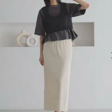 스팽글 뷔스티에 블랙 LOWRYSFARM