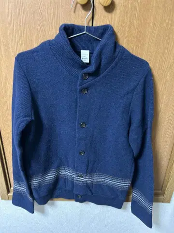 quadro 네이비 니트 가디건