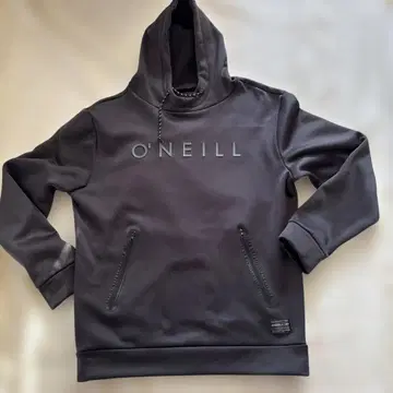 O'NEILL 후드 부착 블랙 맨투맨 트레이닝복 L