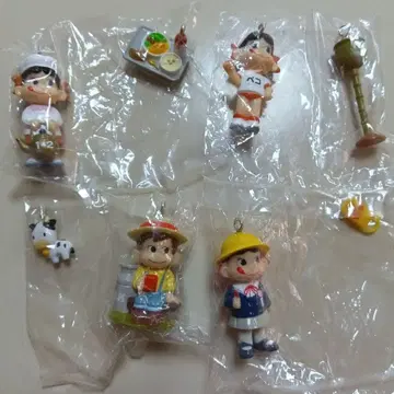 후지야 FUJIYA 페코짱 키링 4개 세트 [미사용 새상품]