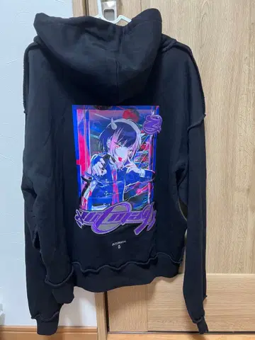 계속 한밤중이면 좋을 텐데 NIRA HOODIE [잔기] 후드티 자수