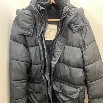 Abercrombie & Fitch 네이비 다운 자켓 L