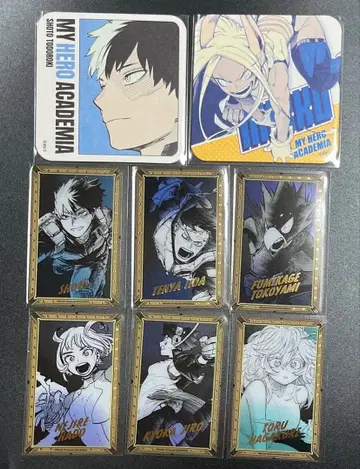 히로아카 원화전 금박 클리어 카드 아트 코스터 묶음 판매