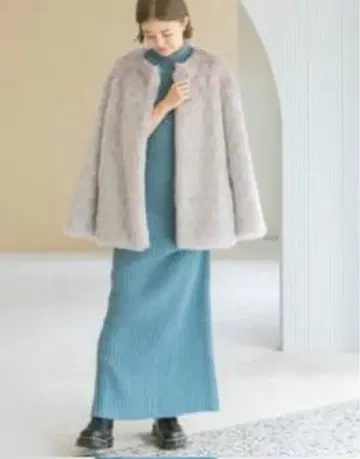 SPICK&SPAN 니트 맥시 길이 원피스