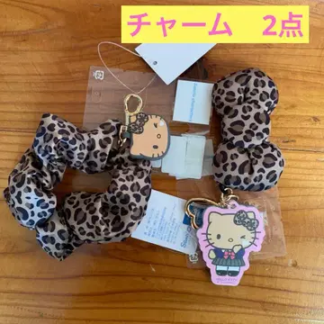 헬로키티 레오파드 무늬 키링 일광화상 Hello kitty 참