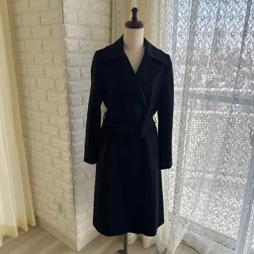 이네드 캐시미어 롱 코트 블랙 11호