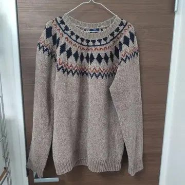 ITEMS URBAN RESEARCH 노르딕 무늬 니트