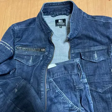 I'Z FRONTIER 다크 데님 자켓 M 사이즈 상하의 세트