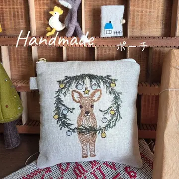 핸드메이드 CORAL&TUSK 파우치 Dear