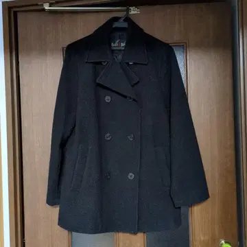 EAST BOY 블랙 울 피코트