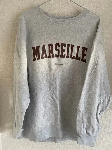 SLOBE IENA MARSEILLE 프린트 그레이 맨투맨 M