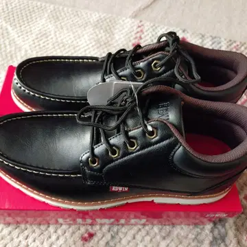 EDWIN 방수 레이스업 슈즈 블랙