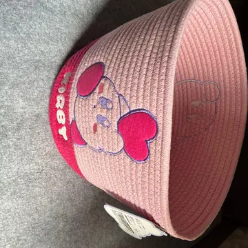 커비 수납 바스켓 핑크