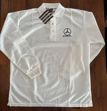 메르세데스-벤츠 화이트 피케 셔츠