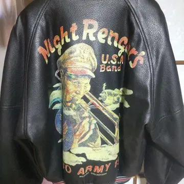 Night Ranger's U.S.A Band 가죽 자켓