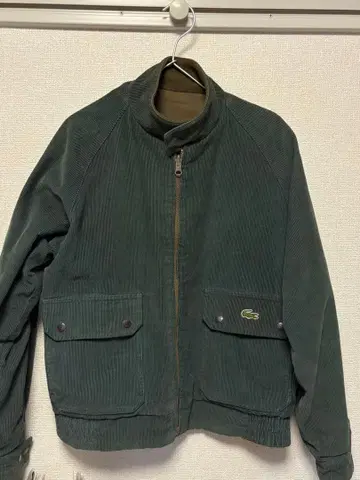 Lacoste 다크 그린 브라운 자켓