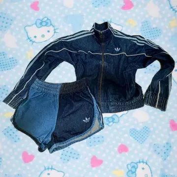 adidas 데님 저지 셋업