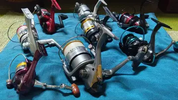 DAIWA, RYOBI, 기타 스피닝 릴 8개 세트 여러 상황에서