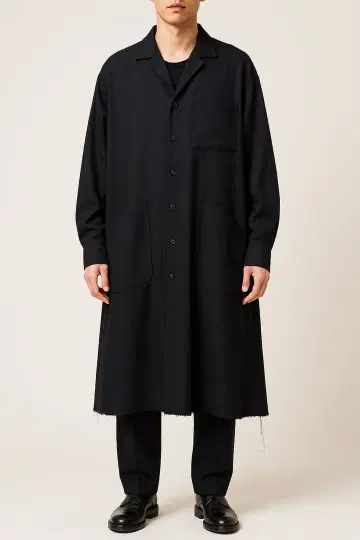 sulvam (설밤) 단치키리 빅 셔츠 코트 / 롱 셔츠
