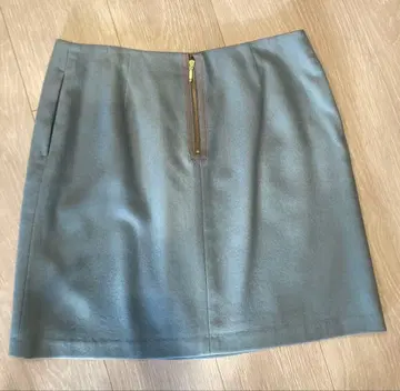 Stick and Span 블루 그레이 타이트 스커트