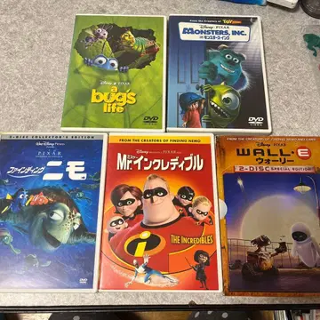 픽사 영화 5편 세트: 애벌레의 삶, 니모를 찾아서, 월-E 외