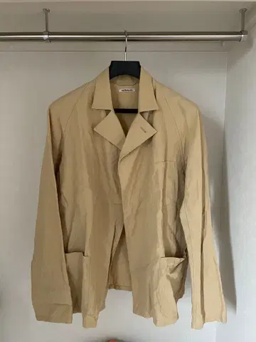 AURALEE 테일러드 자켓 린넨