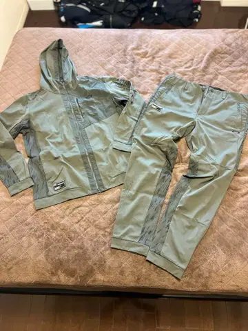 [레어] 오클리 골프 상하의 셋업 카키 XL XXL