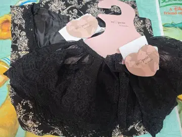 아오키 미사코 원피스와 탈착식 옷깃 세트 블랙 시마미사