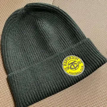 아오아시 니트 모자 블랙 프리 사이즈 미사용