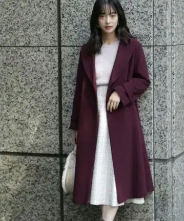 프로포션 바디 드레싱 울 가운 코트