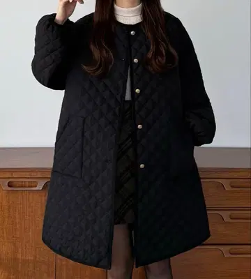 블랙 퀼팅 아우터 택 포함 새상품 겨울