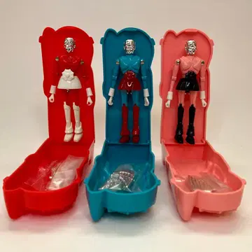 타카라 복각판 미크로맨 레이디 커맨드 3체 세트