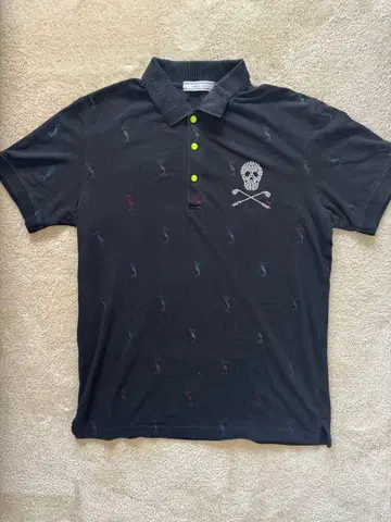 마크앤로나 골프 피케 셔츠 반팔 블랙