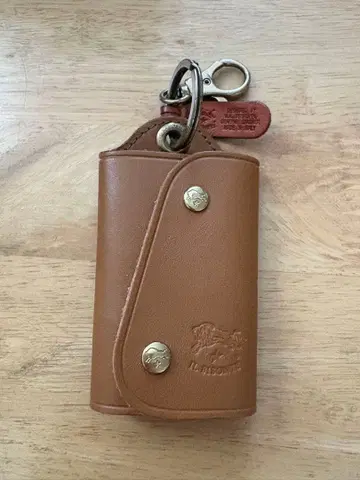 IL BISONTE 가죽 키케이스 브라운