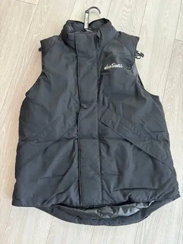 WILDTHINGS 블랙 충전솜 베스트 M 사이즈